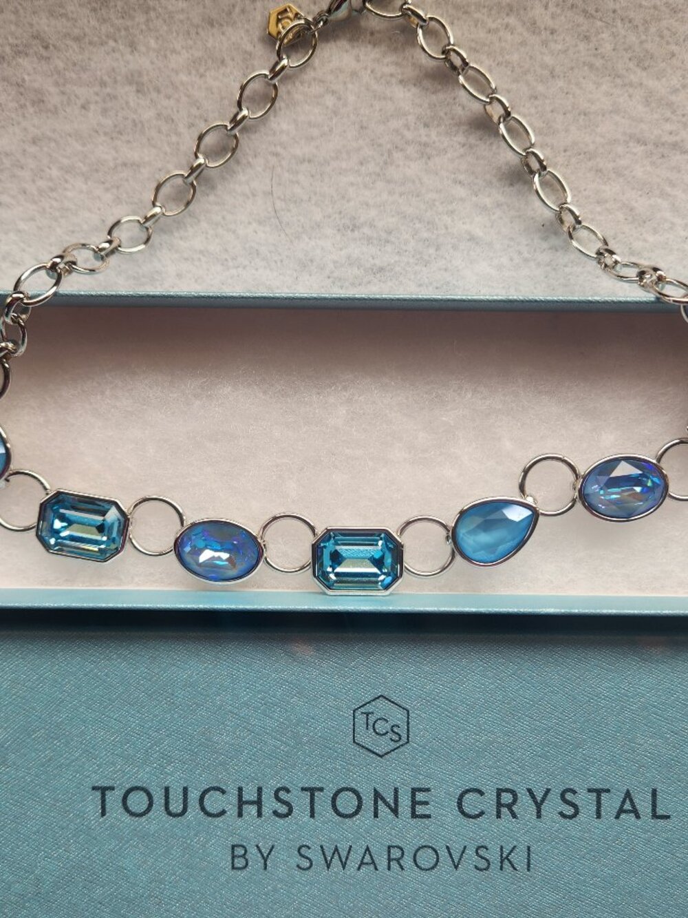 Touchstone Crystal - Blue Collar Necklace